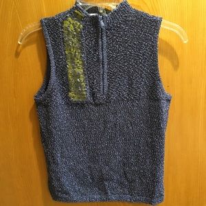 NWT Jamie Sadock cute periwinkle sleeveless top S